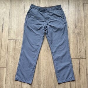 Rohan Fushion Men's Pants 36R Straight Leg Polyamide Blue Travel Zipper Pockets